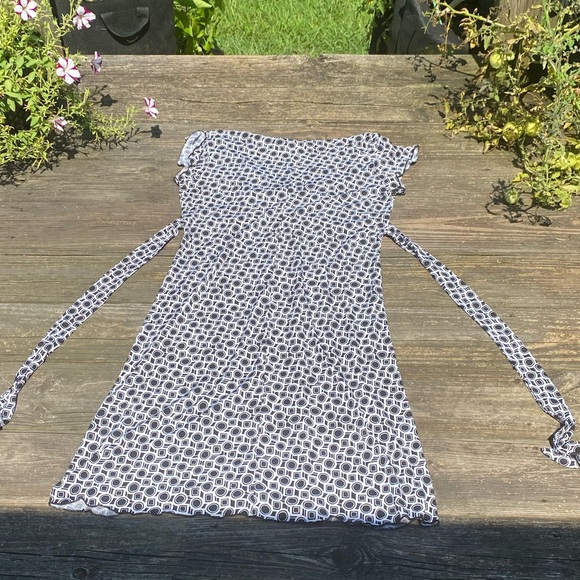 New Directions Geometric Black and White dress size Large - Picture 6 of 15